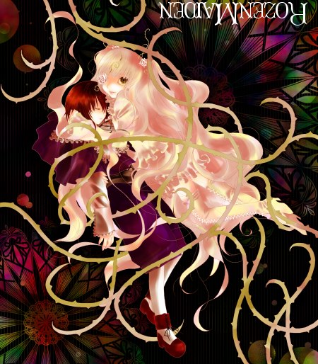 2girls blonde_hair dress flower gradient_hair hijiri_byakuren image kirakishou long_hair long_sleeves multiple_girls pair rose souseiseki very_long_hair yellow_eyes