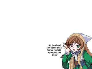Rating: Safe Score: 0 Tags: 1girl :d bangs brown_hair dress english_text eyebrows_visible_through_hair frills green_dress green_eyes head_scarf heterochromia image long_hair long_sleeves looking_at_viewer open_mouth red_eyes ribbon simple_background solo suiseiseki white_background User: admin