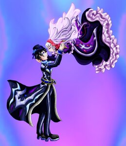 Rating: Safe Score: 0 Tags: 1boy 1girl auto_tagged blue_eyes couple dress frills gloves hat image long_hair red_eyes solo suigintou white_hair User: admin