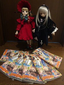 Rating: Safe Score: 0 Tags: blonde_hair doll dress hat long_hair long_sleeves multiple_dolls multiple_girls photo shinku tagme User: admin