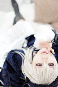 Rating: Safe Score: 0 Tags: 1girl bangs black_hairband blurry blurry_background blurry_foreground closed_mouth depth_of_field finger_to_mouth frills hairband lips lolita_hairband looking_at_viewer motion_blur photo solo suigintou white_hair User: admin