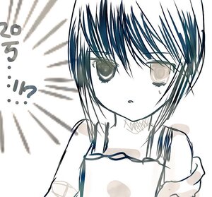Rating: Safe Score: 0 Tags: 1girl bangs bare_shoulders blush collarbone eyebrows_visible_through_hair hariruri image looking_at_viewer monochrome parted_lips solo souseiseki striped upper_body User: admin