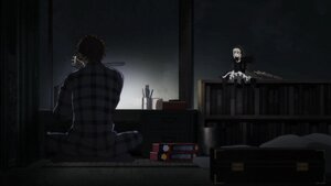 Rating: Safe Score: 0 Tags: 2boys bookshelf dark desk image indoors lamp multiple_boys sakurada_jun sitting solo suigintou table User: admin