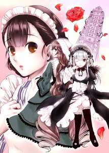 Rating: Safe Score: 0 Tags: 3girls brown_eyes brown_hair dress flower frills hairband image kiku long_hair long_sleeves multiple_girls pair petals rose rose_petals suigintou suiseiseki thighhighs User: admin