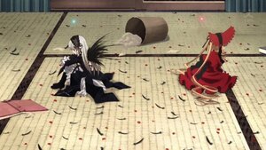 Rating: Safe Score: 0 Tags: battle bird feathers image long_hair pair petals shinku suigintou sword weapon User: admin