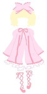 Rating: Safe Score: 0 Tags: 1girl dress full_body hinaichigo image pink_ribbon ribbon simple_background solo striped vertical_stripes User: admin