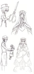 Rating: Safe Score: 0 Tags: 1boy cape dress enju_maiden gun hat holding_weapon kokuyouseki laplace_no_ma long_hair long_sleeves monochrome multiple multiple_girls short_hair sketch souseiseki suiseiseki sword tagme very_long_hair weapon User: admin