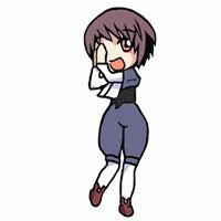 Rating: Safe Score: 0 Tags: 1girl brown_hair full_body image long_sleeves one_eye_closed pencil_skirt shoes short_hair simple_background solo souseiseki standing white_legwear User: admin