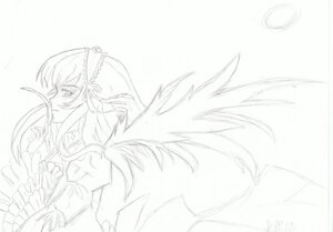 Rating: Safe Score: 0 Tags: 1girl akemi_homura akuma_homura black_wings dress feathered_wings feathers frills from_side gloves hairband image long_hair long_sleeves monochrome ribbon simple_background solo suigintou very_long_hair white_background wings User: admin