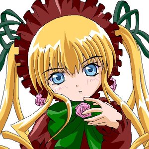 Rating: Safe Score: 0 Tags: 1girl auto_tagged blonde_hair blue_eyes blush bonnet bow bowtie dress flower green_bow image long_hair long_sleeves looking_at_viewer oekaki pink_flower pink_rose rose shinku sidelocks simple_background solo twintails upper_body white_background User: admin