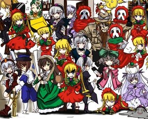 Rating: Safe Score: 0 Tags: 6+girls black_wings blonde_hair blue_eyes bonnet bow brown_hair dress drill_hair everyone eyepatch frills green_hair gun hat head_scarf hina_ichigo image instrument kanaria long_hair long_sleeves multiple multiple_girls music pink_bow shinku silver_hair sisters souseiseki suigintou suiseiseki tagme very_long_hair violin wings User: admin