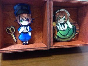 Rating: Safe Score: 0 Tags: brown_hair chibi doll dress green_dress green_eyes hat head_scarf heterochromia long_hair looking_at_viewer multiple_dolls multiple_girls red_eyes short_hair siblings sisters smile souseiseki standing suiseiseki tagme twins User: admin