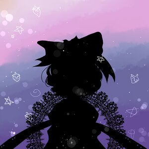 Rating: Safe Score: 0 Tags: full_body hinaichigo image night_sky no_humans pokemon_(creature) purple_background signature silhouette sky solo star_(sky) star_(symbol) User: admin