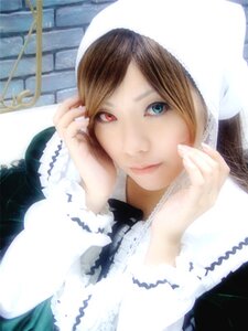 Rating: Safe Score: 0 Tags: 1girl bangs blonde_hair blue_eyes blurry brown_hair closed_mouth depth_of_field frills heterochromia lace lips looking_at_viewer red_eyes smile solo striped suiseiseki swept_bangs upper_body User: admin
