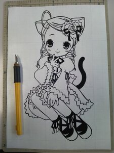 Rating: Safe Score: 0 Tags: 1girl animal_ears bow cat_ears cat_tail dress drill_hair flower frills full_body greyscale hair_flower hair_ornament image kanaria long_sleeves looking_at_viewer monochrome photo ribbon rose sitting smile solo tail traditional_media User: admin