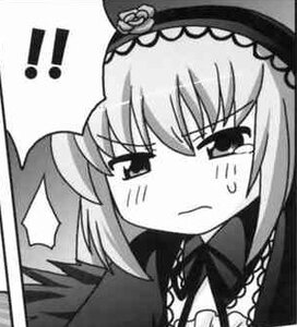 Rating: Safe Score: 0 Tags: ! !! 1girl blush dress flower frown greyscale hairband image long_hair monochrome rose simple_background solo suigintou white_background User: admin