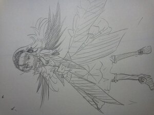 Rating: Safe Score: 0 Tags: 1girl boots dress floating_hair full_body graphite_(medium) greyscale hairband image long_hair long_sleeves looking_at_viewer monochrome sketch solo standing suigintou traditional_media wings User: admin