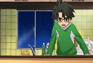 Rating: Safe Score: 0 Tags: 1boy black_hair glasses human open_mouth sakurada_jun screenshot solo User: admin