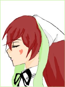 Rating: Safe Score: 0 Tags: 1girl black_ribbon closed_eyes image profile ribbon simple_background solo suiseiseki white_shirt User: admin
