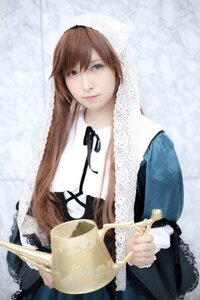 Rating: Safe Score: 0 Tags: 1girl 3d blurry brown_hair dress frills heterochromia lips long_hair long_sleeves looking_at_viewer red_eyes ribbon solo suiseiseki User: admin