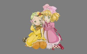 Rating: Safe Score: 0 Tags: 2girls :q blonde_hair bow dress drill_hair full_body green_eyes hair_bow hair_ornament hina_ichigo hinaichigo image kanaria long_sleeves multiple_girls pair pink_bow pink_dress short_hair sitting smile tongue tongue_out User: admin
