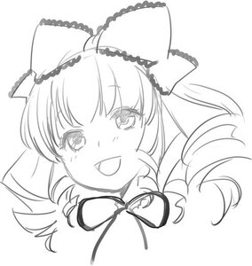 Rating: Safe Score: 0 Tags: 1girl :d blush bow cat_ears greyscale hinaichigo image long_hair looking_at_viewer monochrome open_mouth portrait simple_background sketch smile solo white_background User: admin