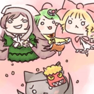 Rating: Safe Score: 0 Tags: antennae blonde_hair green_hair hair_ornament image multiple multiple_girls open_mouth pink_background smile tagme wriggle_nightbug User: admin