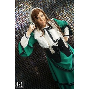 Rating: Safe Score: 0 Tags: 1girl brown_hair chain-link_fence dress fence green_dress long_sleeves necktie shirt solo suiseiseki User: admin