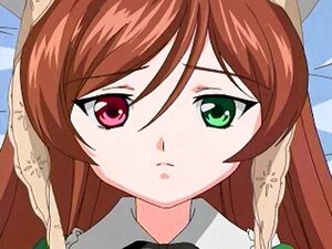 Rating: Safe Score: 0 Tags: 1girl bow bowtie brown_hair closed_mouth eyebrows_visible_through_hair green_eyes image long_hair looking_at_viewer portrait red_eyes solo suiseiseki User: admin