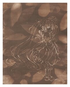 Rating: Safe Score: 0 Tags: 1girl bow dress elbow_gloves gloves hat image long_hair monochrome shinku solo very_long_hair yakumo_yukari User: admin