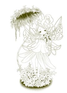 Rating: Safe Score: 0 Tags: 1girl flower full_body image kanaria plant solo standing striped vertical_stripes User: admin