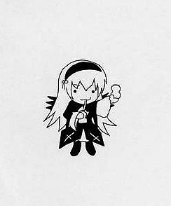 Rating: Safe Score: 0 Tags: 1girl akemi_homura akuma_homura argyle_legwear chibi dress feathered_wings food greyscale hairband image long_hair magical_girl monochrome simple_background solo suigintou User: admin