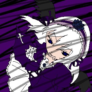 Rating: Safe Score: 0 Tags: 1girl black_wings cross dress flower frills hair_ribbon hairband image lolita_hairband long_hair long_sleeves parody ribbon rose silver_hair solo suigintou wings User: admin