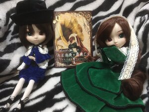 Rating: Safe Score: 0 Tags: blue_dress brown_hair doll dress frills hat heterochromia long_sleeves looking_at_viewer multiple_dolls multiple_girls short_hair siblings sisters sitting souseiseki suiseiseki tagme twins User: admin
