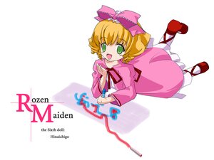 Rating: Safe Score: 0 Tags: 1girl :d blonde_hair bow dress full_body green_eyes hair_bow hina_ichigo hinaichigo image long_sleeves looking_at_viewer lying on_stomach open_mouth pantyhose pink_bow pink_dress red_footwear ribbon shoes short_hair smile solo white_background white_legwear User: admin