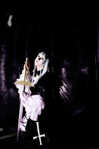 Rating: Safe Score: 0 Tags: 1girl boots dress frills instrument long_hair solo suigintou white_hair wings User: admin