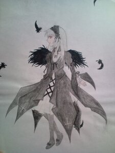 Rating: Safe Score: 0 Tags: 1girl bird black_feathers black_wings boots crow dress feathers hairband high_heel_boots high_heels image knee_boots long_hair long_sleeves looking_back red_eyes solo standing suigintou wings User: admin