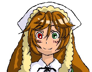Rating: Safe Score: 0 Tags: 1girl blush brown_hair closed_mouth green_eyes heterochromia image long_hair looking_at_viewer red_eyes simple_background smile solo suiseiseki towel towel_on_head white_background User: admin