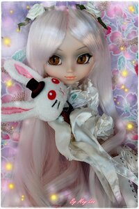 Rating: Safe Score: 0 Tags: 1girl brown_eyes bunny doll flower hair_ornament kirakishou lips long_hair looking_at_viewer solo stuffed_animal stuffed_bunny white_hair User: admin