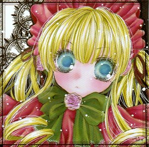 Rating: Safe Score: 0 Tags: 1girl blonde_hair blue_eyes blush bow drill_hair flower hair_ribbon hina_ichigo image long_hair looking_at_viewer marker_(medium) pink_flower pink_rose red_capelet ribbon rose shinku solo traditional_media twin_drills User: admin