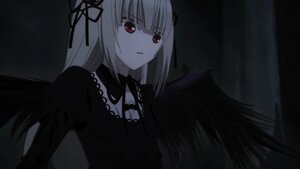 Rating: Safe Score: 0 Tags: 1girl bangs black_dress black_ribbon black_wings closed_mouth dress eyebrows_visible_through_hair feathered_wings hair_ribbon hairband image juliet_sleeves long_hair long_sleeves puffy_sleeves red_eyes ribbon silver_hair solo suigintou upper_body wings User: admin