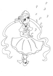 Rating: Safe Score: 0 Tags: 1girl bangs blunt_bangs dress full_body image long_hair monochrome shinku shoes solo standing striped twintails User: admin