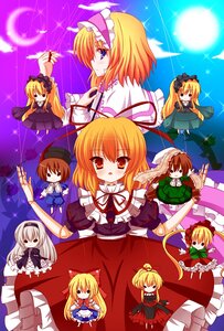 Rating: Safe Score: 0 Tags: 2girls 6+girls :3 alice_margatroid bad_id bad_pixiv_id blonde_hair blue_dress blue_eyes bow brown_hair character_doll crescent_moon doll doll_joints dress frills hairband hat highres hortense image joints kuromari_(runia) long_hair medicine_melancholy moon multiple multiple_girls red_eyes ribbon roman rozen_maiden shanghai_doll shinku short_hair smile sound_horizon souseiseki sparkle su-san suigintou suiseiseki tagme touhou violette User: admin