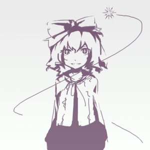 Rating: Safe Score: 0 Tags: 1girl arms_behind_back blush bow hinaichigo image looking_at_viewer monochrome short_hair sketch skirt sleeveless smile solo User: admin