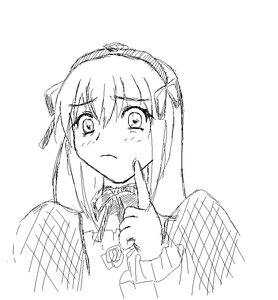Rating: Safe Score: 0 Tags: 1girl greyscale hairband image jacket long_hair long_sleeves looking_at_viewer monochrome simple_background solo suigintou upper_body white_background User: admin