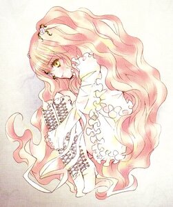 Rating: Safe Score: 0 Tags: 1girl dress frills gradient_hair hair_ornament image kirakishou long_hair pink_hair smile solo very_long_hair wavy_hair yellow_eyes User: admin