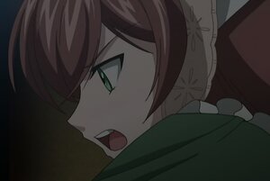 Rating: Safe Score: 0 Tags: 1girl brown_hair close-up face green_eyes image open_mouth profile solo suiseiseki User: admin