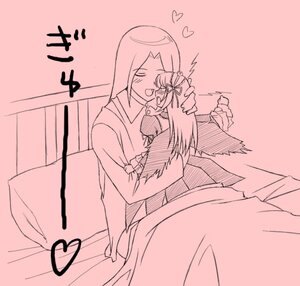Rating: Safe Score: 0 Tags: 2girls bed blush closed_eyes heart image kakizaki_megu kiss long_hair monochrome multiple_girls pillow pink_theme smile solo suigintou yuri User: admin