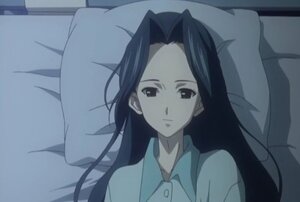 Rating: Safe Score: 0 Tags: 1girl bed collared_shirt expressionless human image indoors kakizaki_megu long_hair looking_at_viewer lying on_back pajamas pillow screenshot shirt solo upper_body User: admin