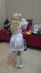 Rating: Safe Score: 0 Tags: 1girl blonde_hair boots crown doll dress flower hair_flower hair_ornament long_hair multiple_dolls tagme white_dress white_flower white_footwear User: admin